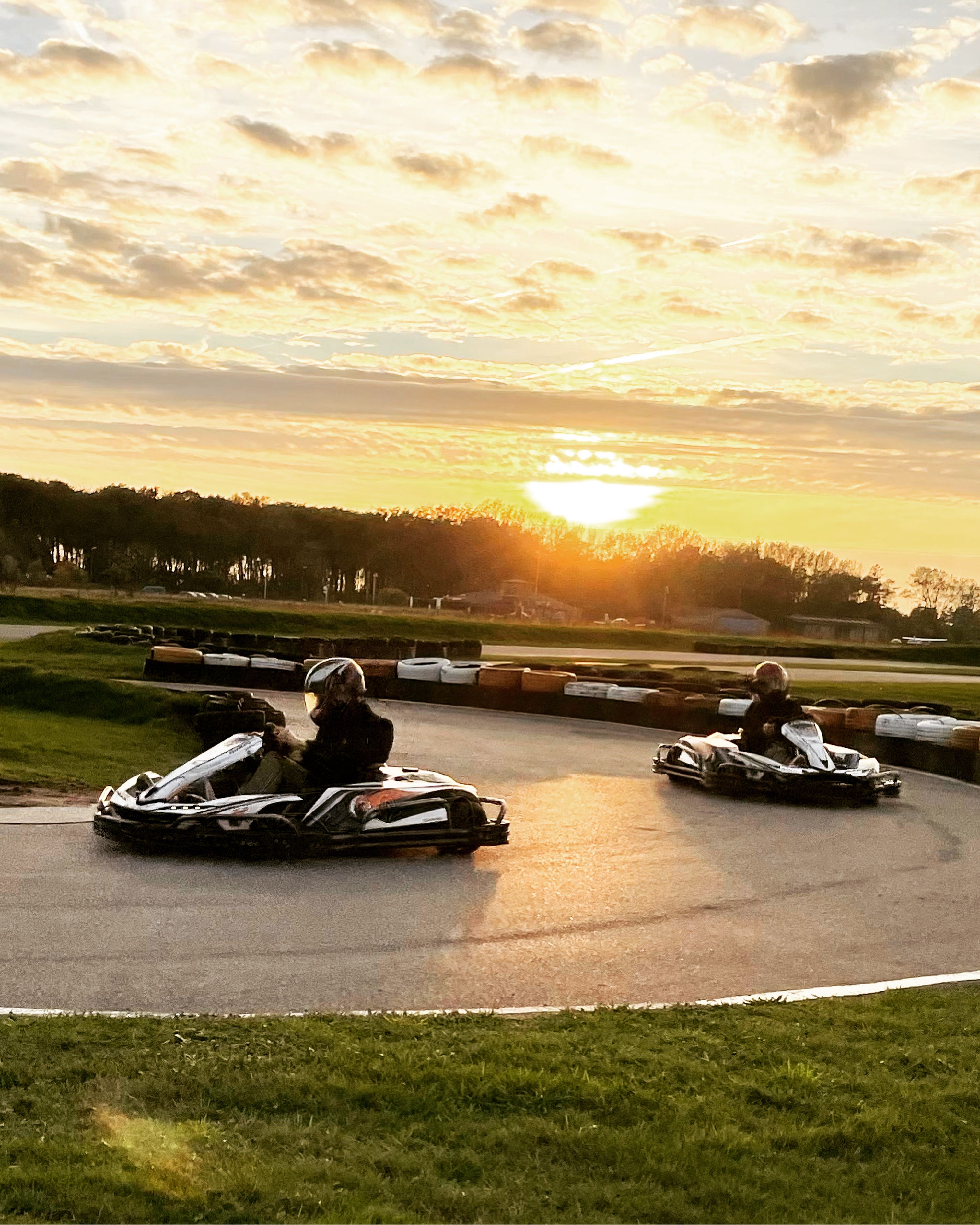 Kartfahren bei der Kartbahn "FöhrRing"