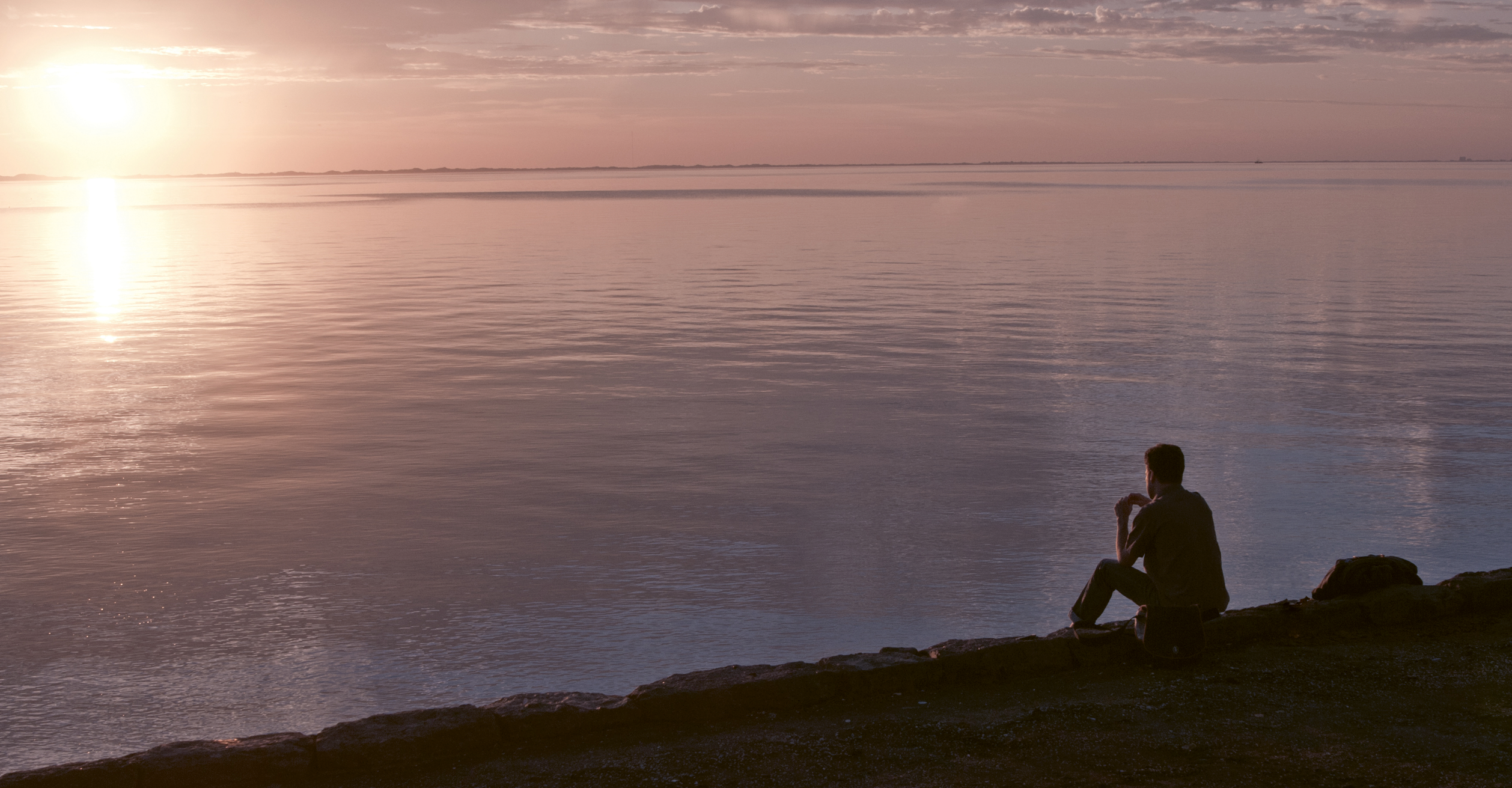 Sonneuntergang in Utersum auf Föhr